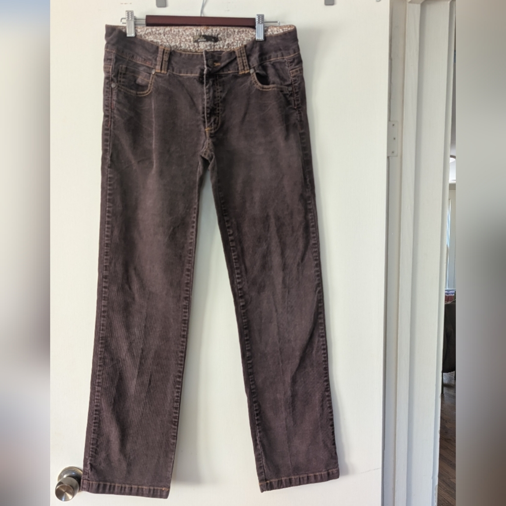 Prana Brown Courduroy Pants